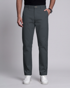 Premium Chinese Chino (Charcoal) - front view