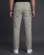 Premium Cargo Pant (Brown) - back view