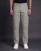 Premium Cargo Pant (Brown) - front view