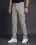 Premium Cargo Pant (Brown) - side view