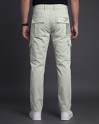 Premium Cargo Pant (Light Olive) - back view
