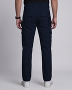 Premium Cargo Pant (Navy Blue) - back view