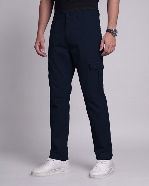 Premium Cargo Pant (Navy Blue)