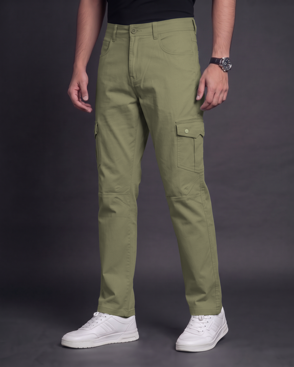 Premium Cargo Pant (Olive)