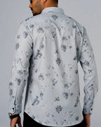 Bamboo Fiber Floral Shirt 25D