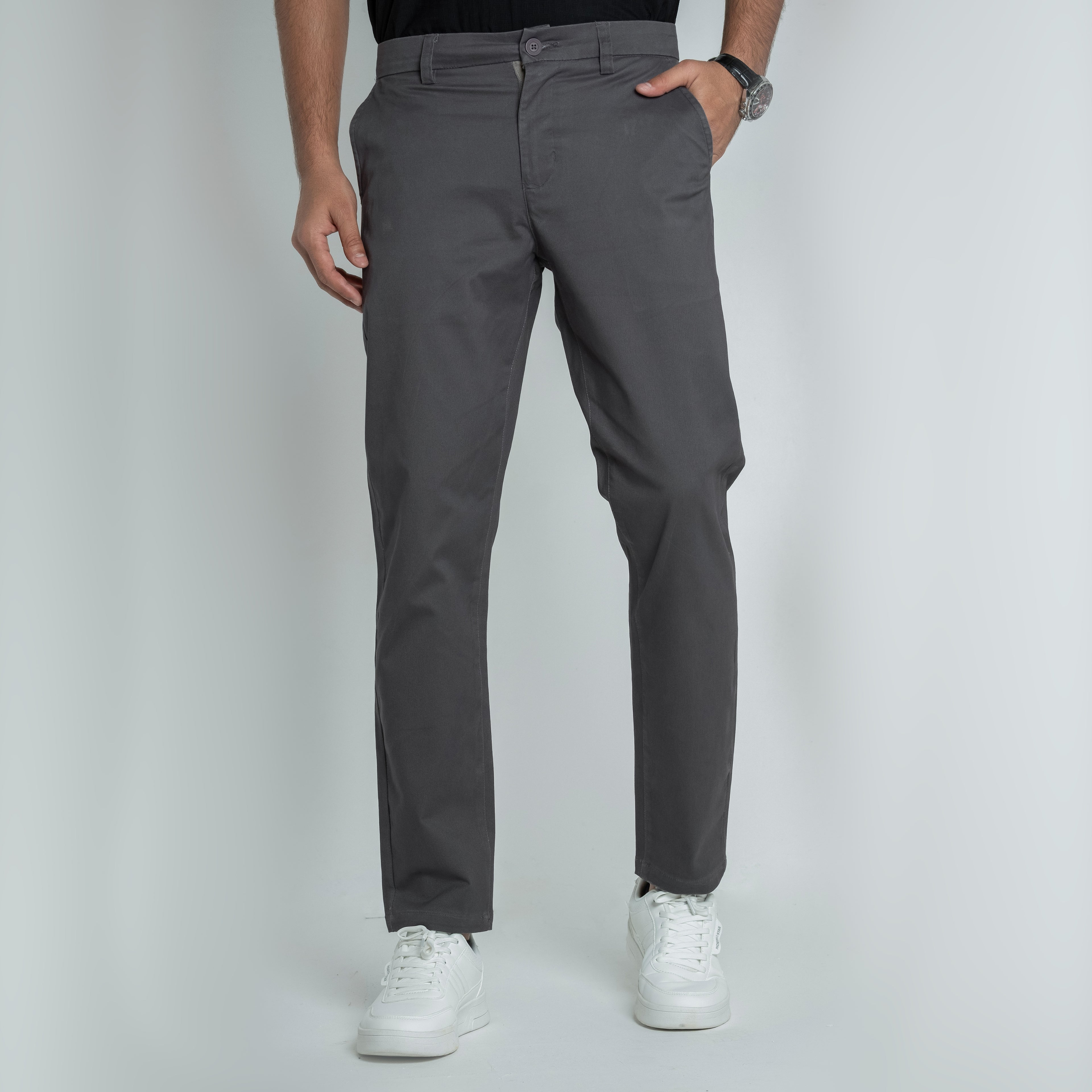 Premium Chino Pant- Dark Ash