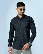 Bamboo Fiber Floral Shirt 25E