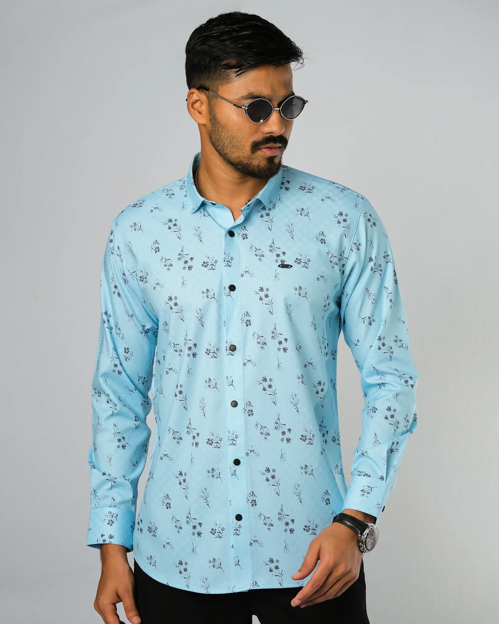 Bamboo Fiber Floral Shirt 25F