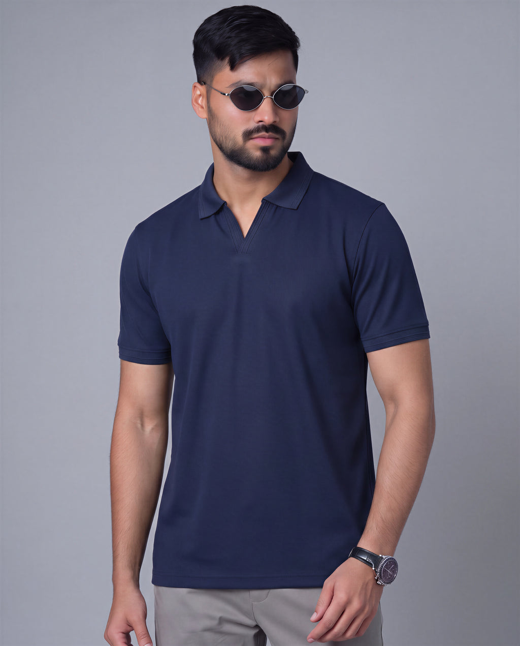 Premium Polo (Navy Blue)