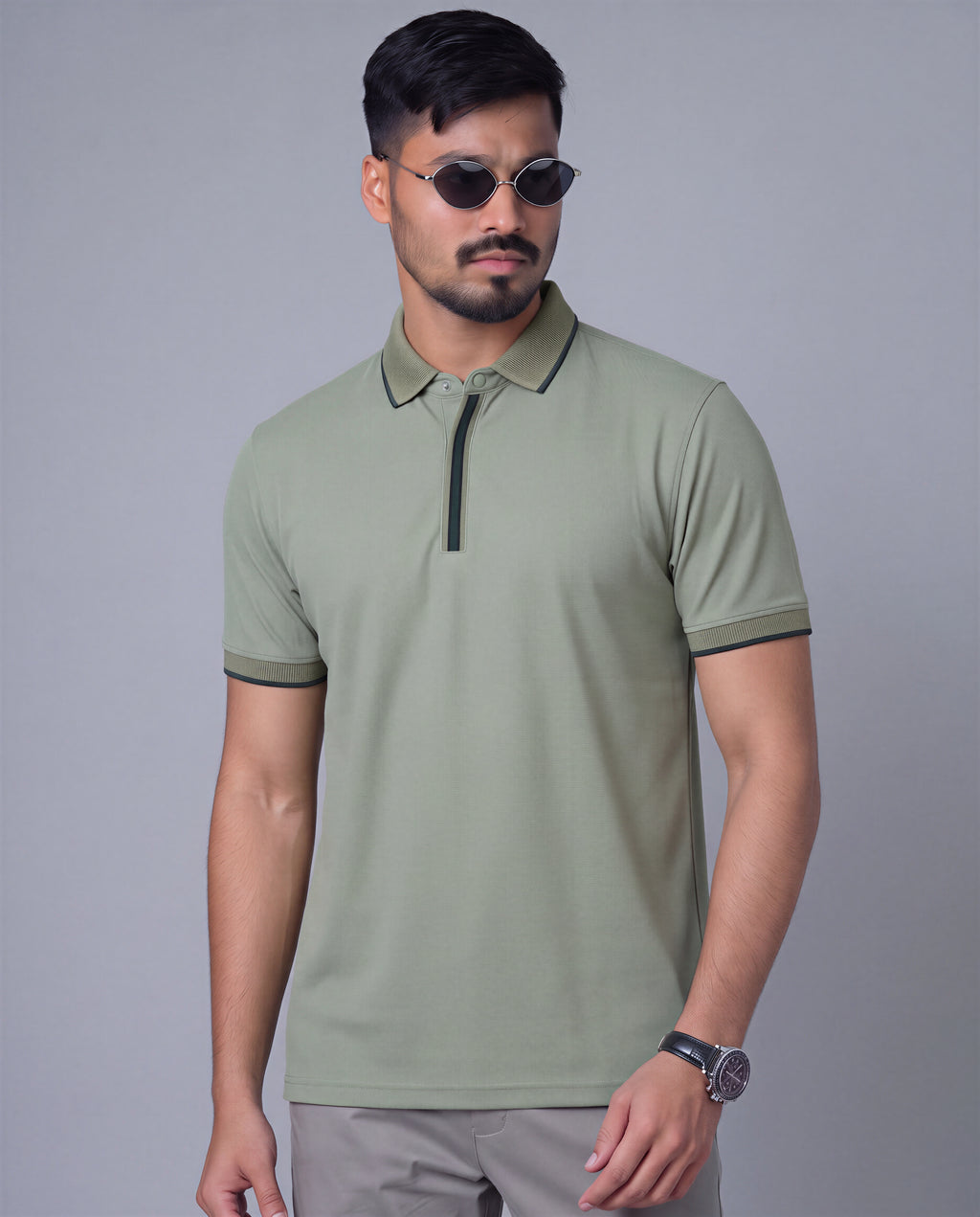 Premium Polo (Sage Green)