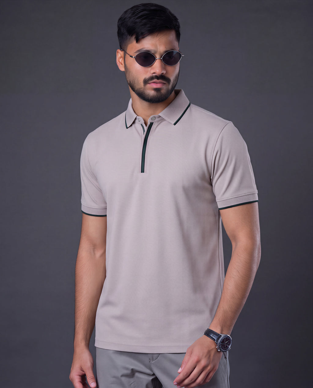 Premium Polo (Lavender grey)