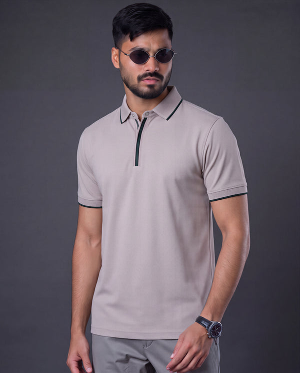 Premium Polo (Lavender grey)