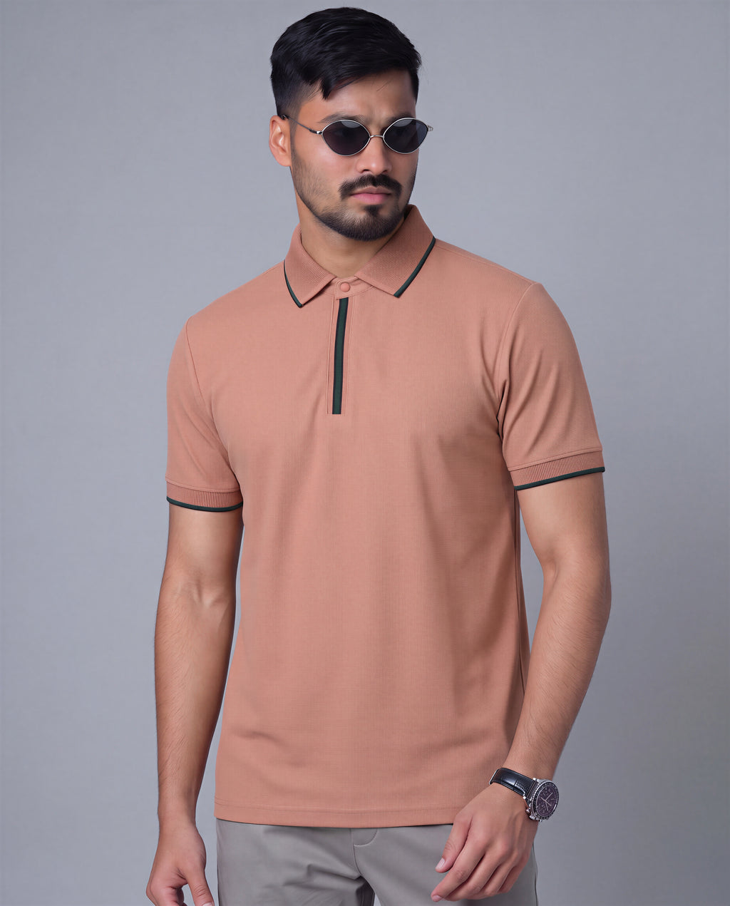 Premium Polo (Deep Orange)
