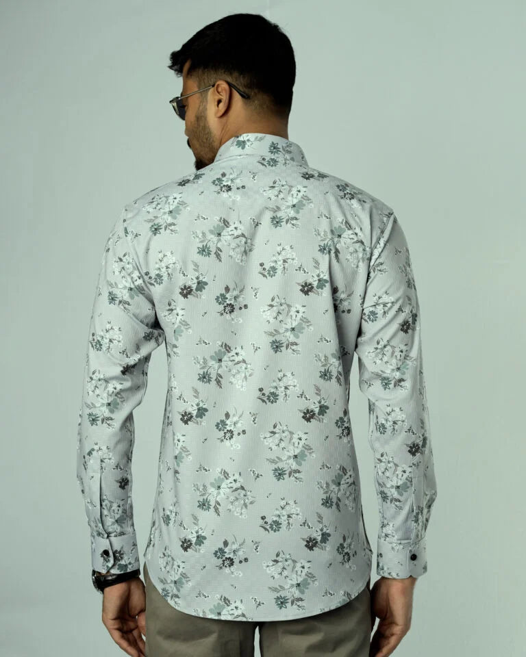 Bamboo Fiber Floral Shirt 25G