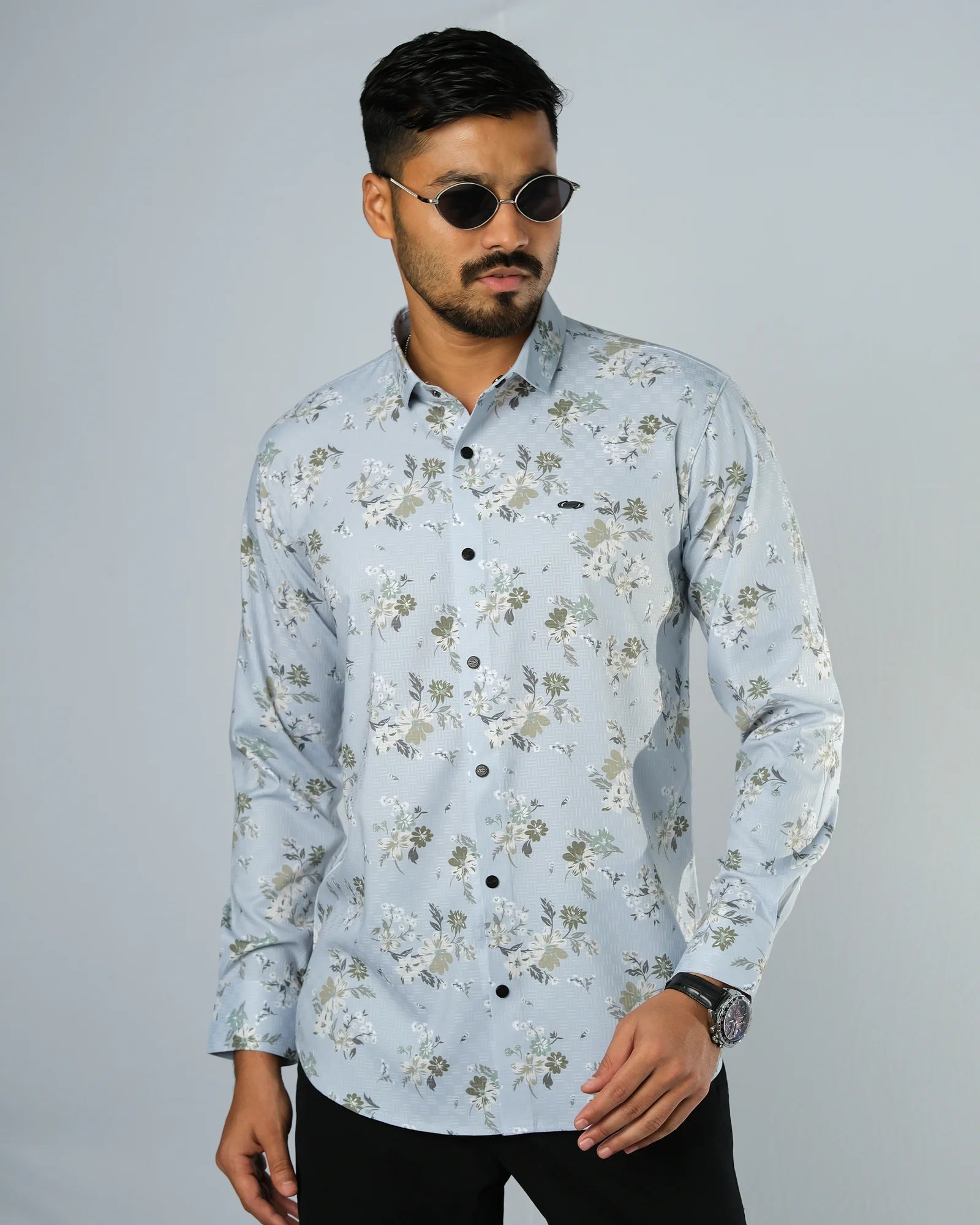 Bamboo Fiber Floral Shirt 25H