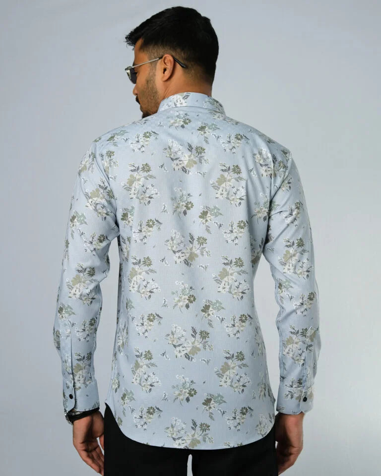 Bamboo Fiber Floral Shirt 25H