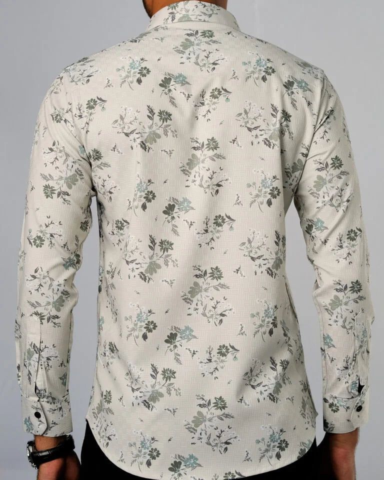 Bamboo Fiber Floral Shirt 25I