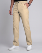 Premium Chinese Chino (Light Khaki) - side view