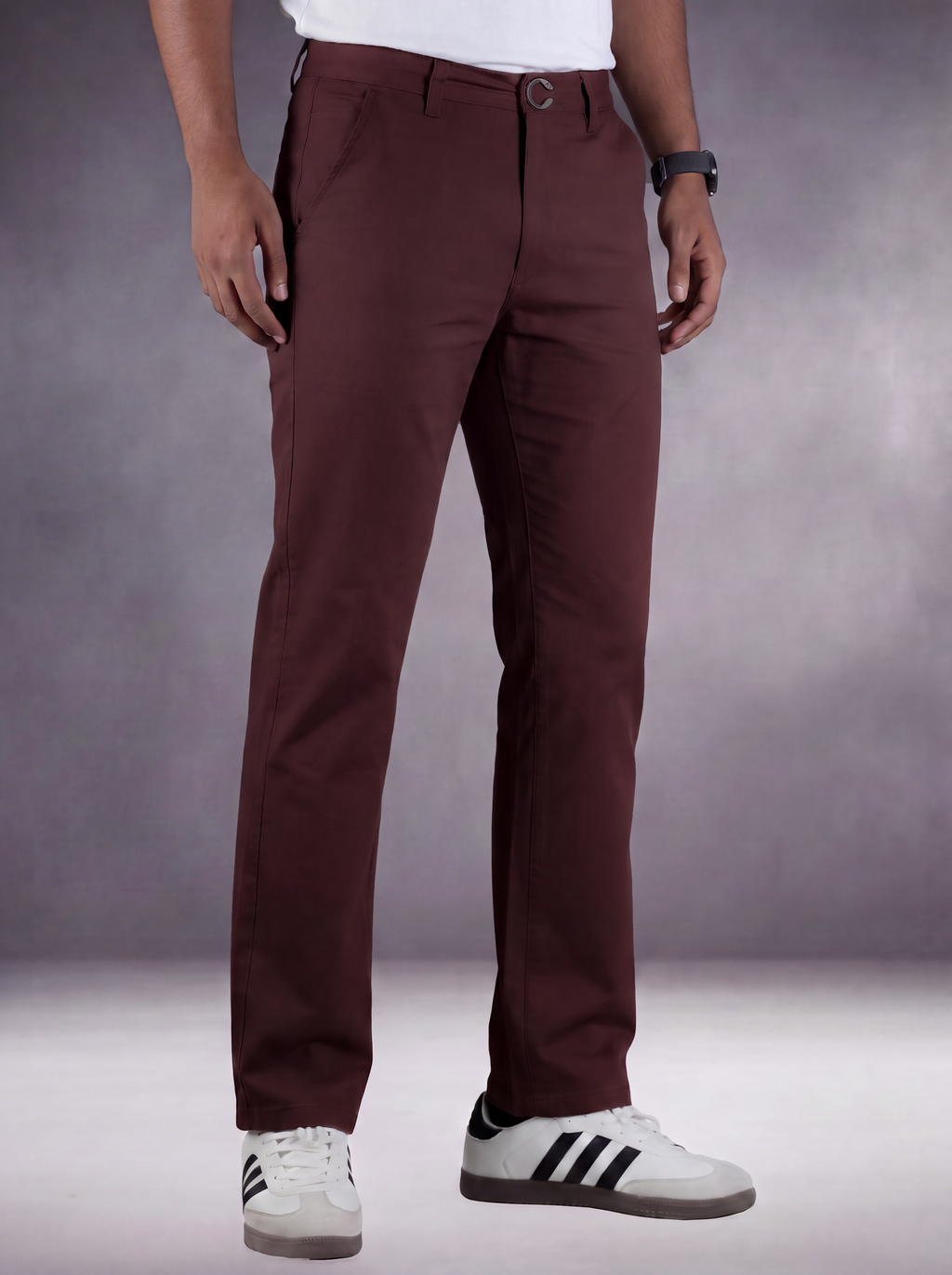 Premium Chinese Chino (Maroon)