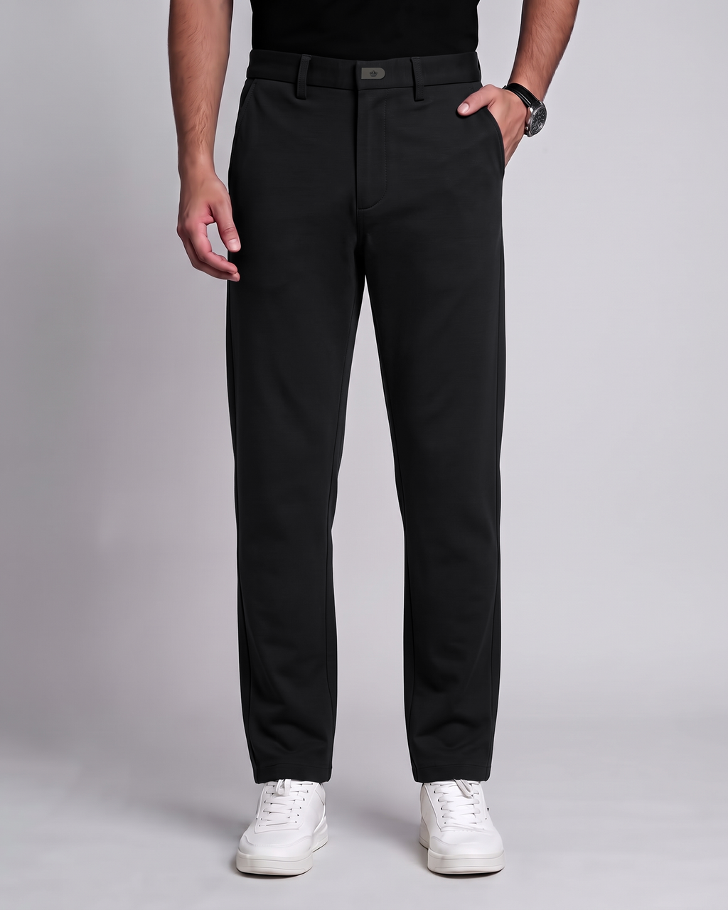 Premium Chinese Chino (Black) front