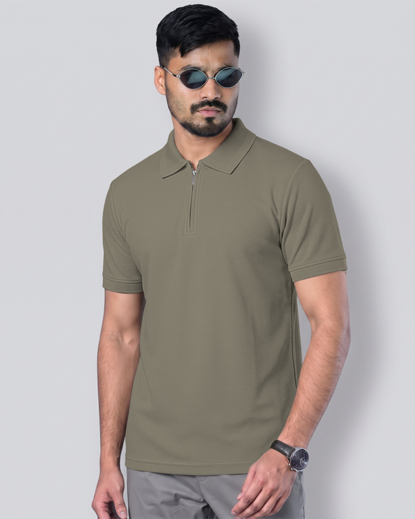 Premium Polo (Olive Brown)