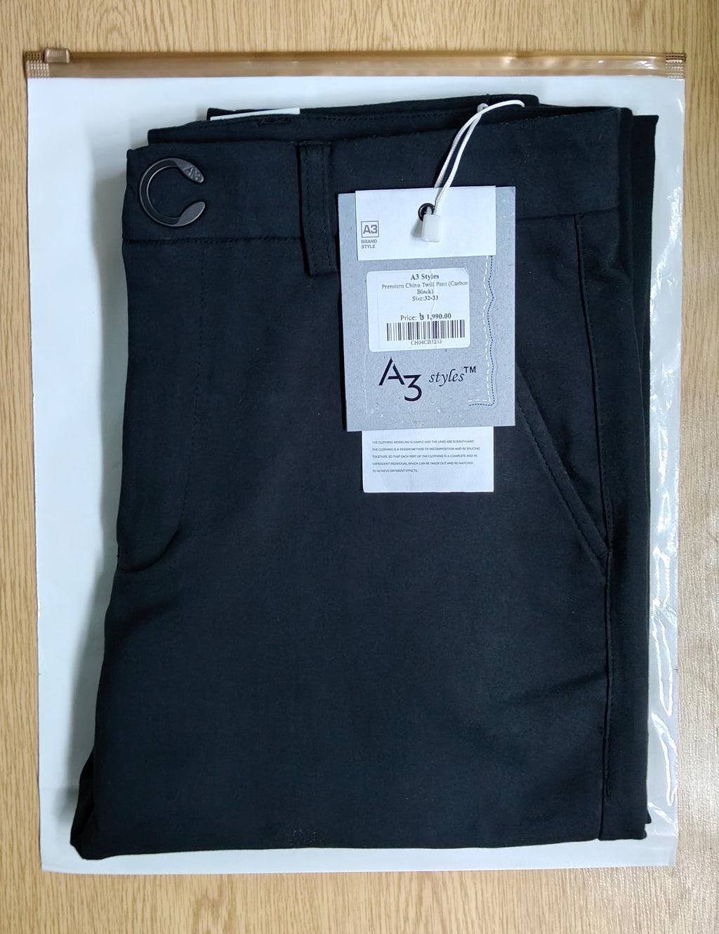 Premium Chinese Chino (Carbon Black)