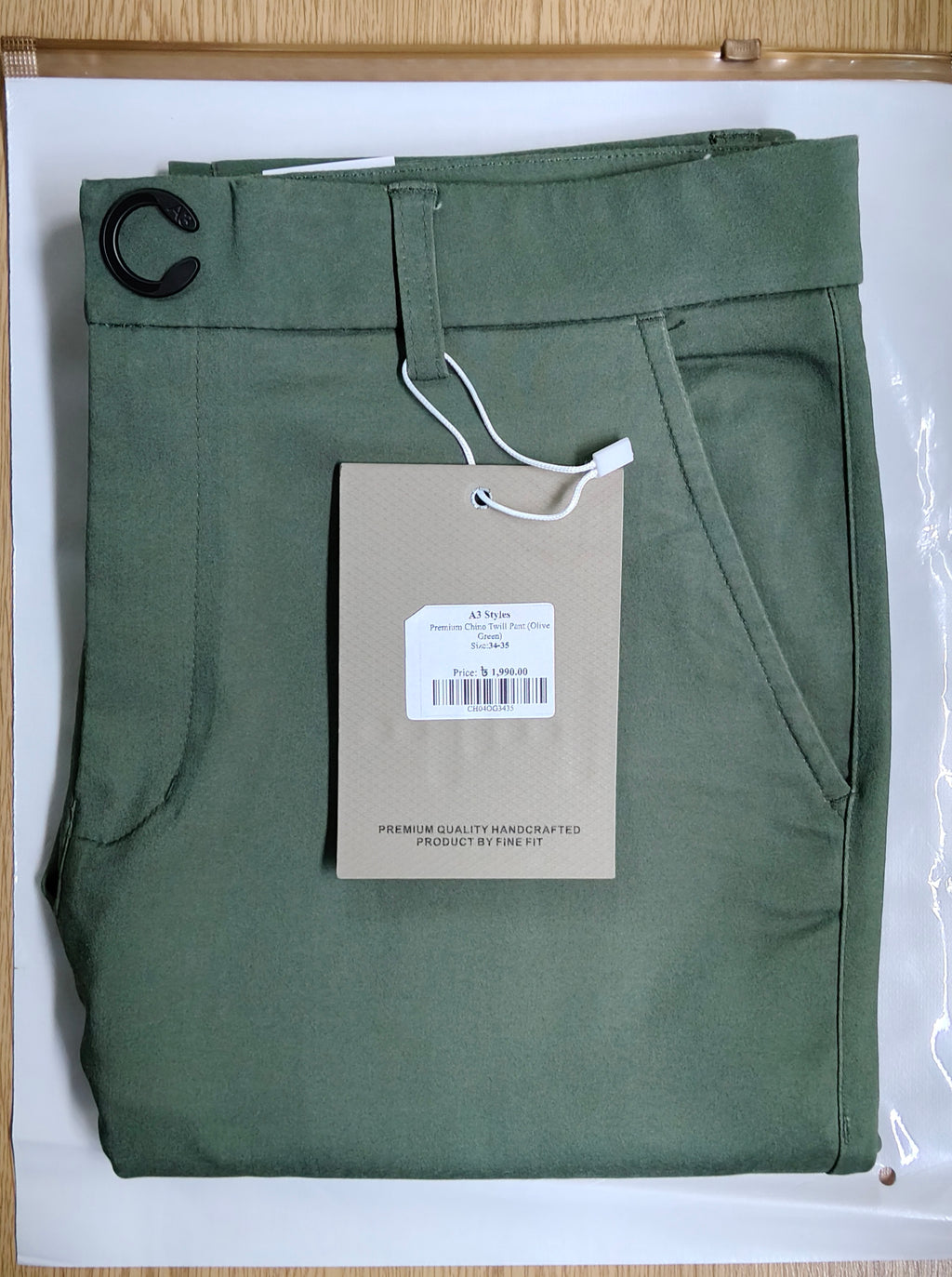 Premium Chinese Chino (Olive Green)