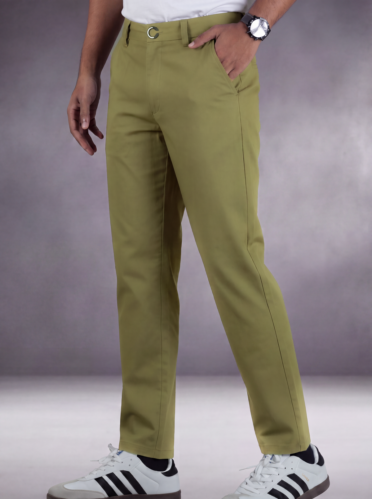 Premium Chinese Chino (Olive)
