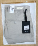 Premium Chino Twill Pant (Light Grey)