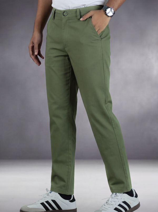 Premium Chinese Chino (Olive Green)