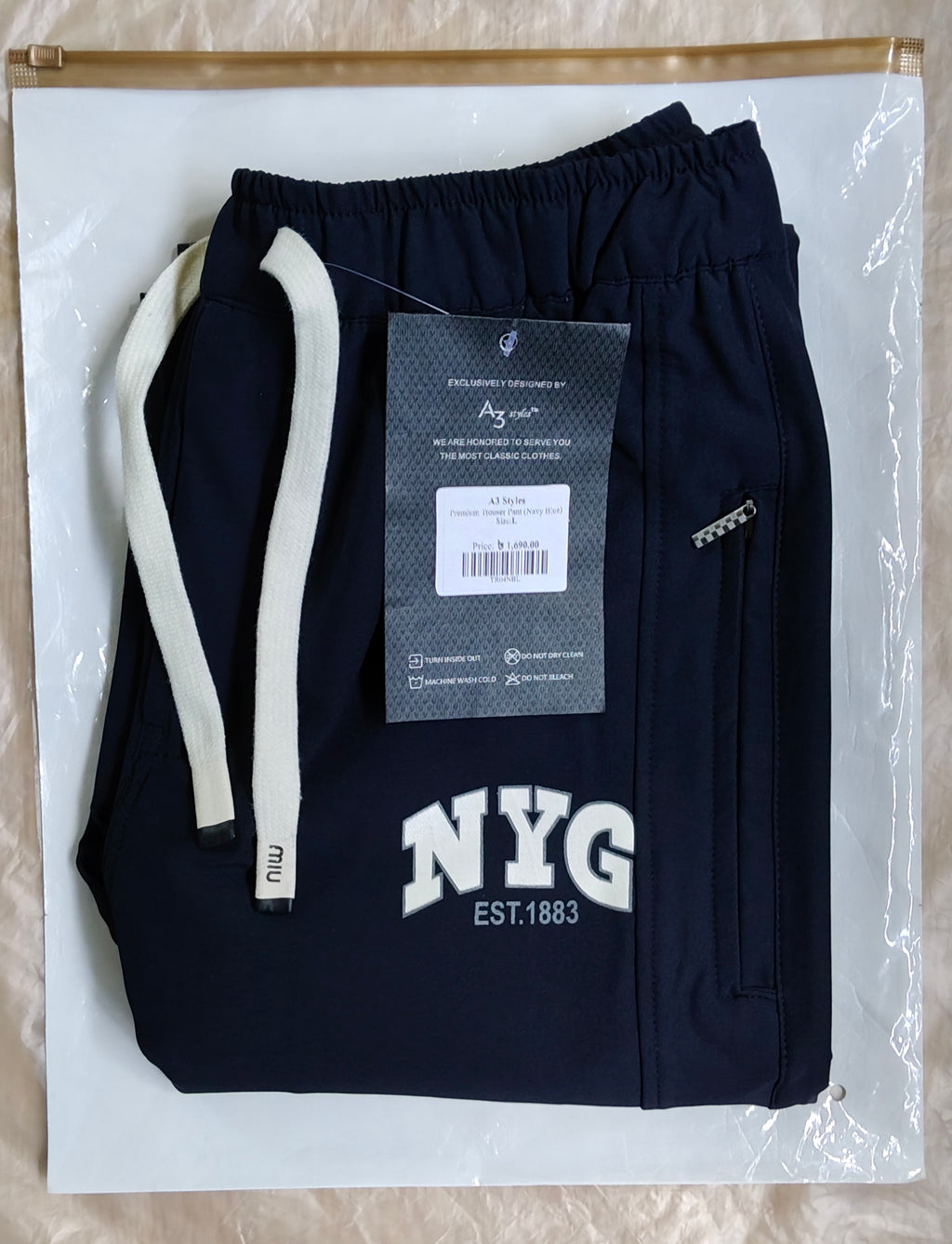 Premium Trouser Pant (Navy Blue)