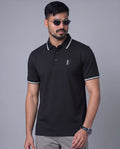 Premium Polo (Black) – men's polo shirt by A3 Styles