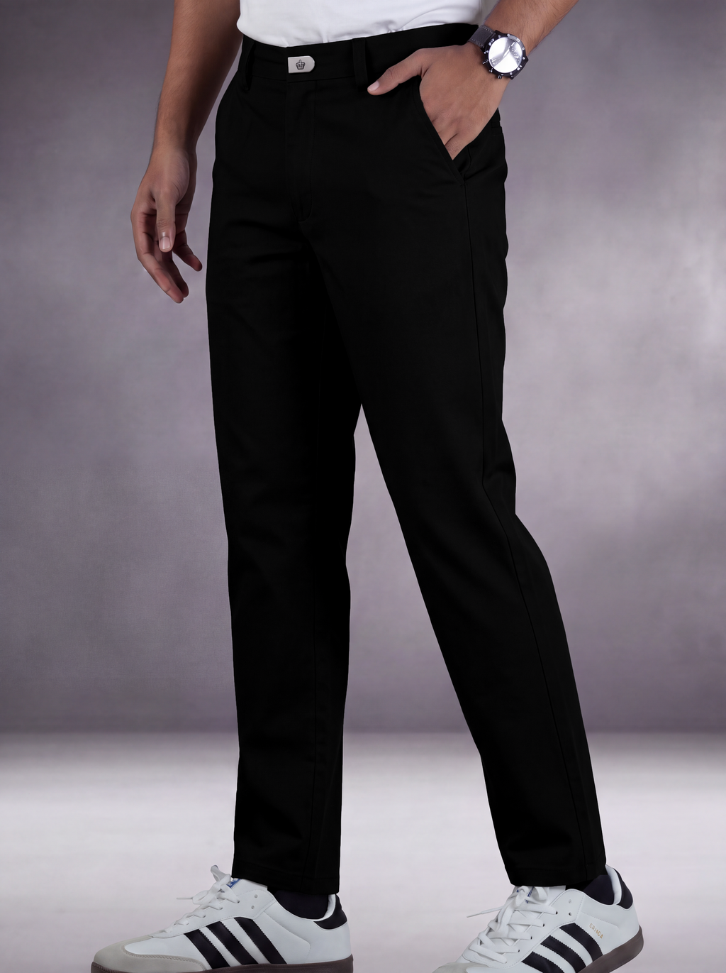 Premium Chinese Chino (Black)
