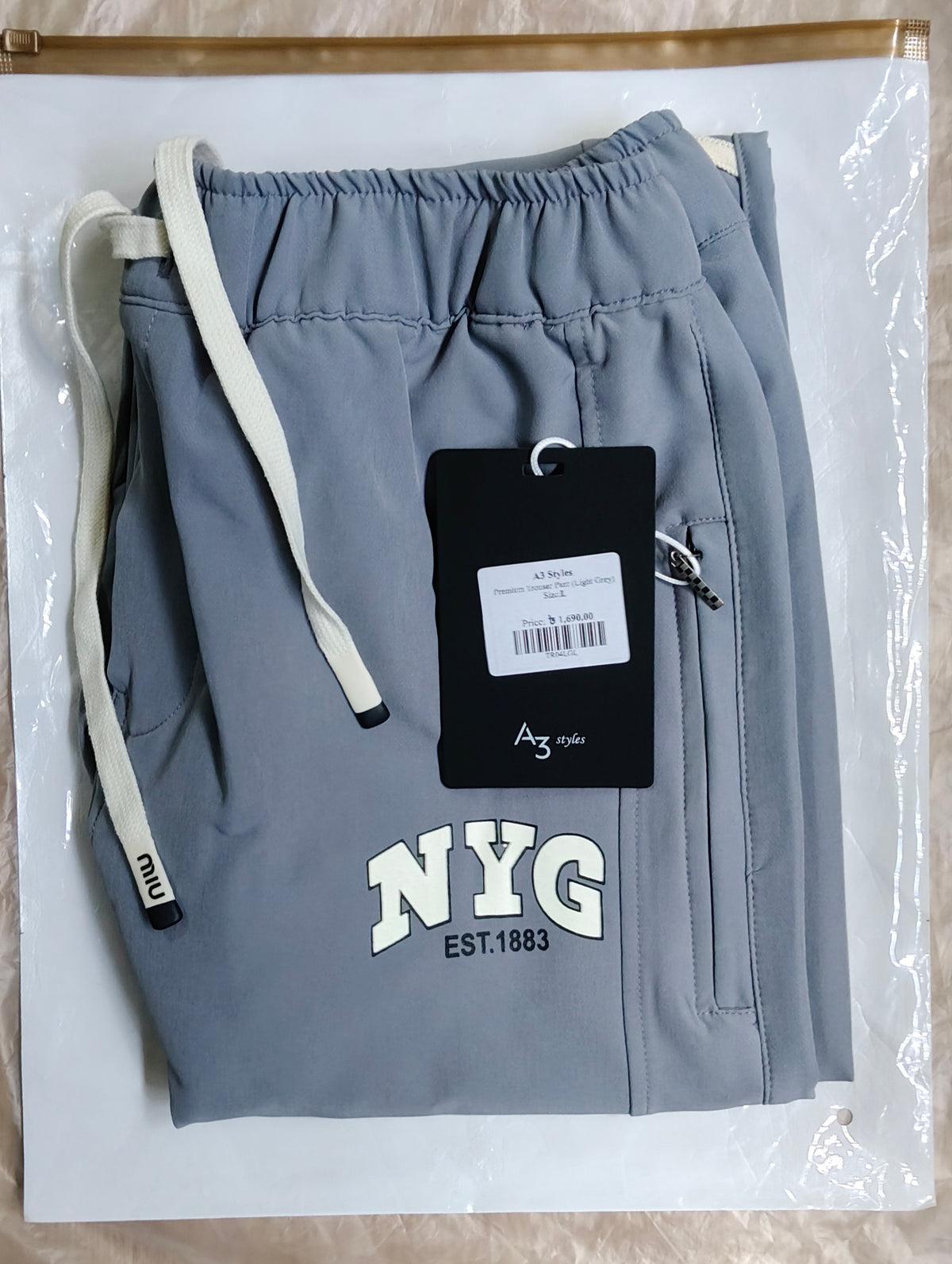 Premium Trouser Pant (Light Grey)