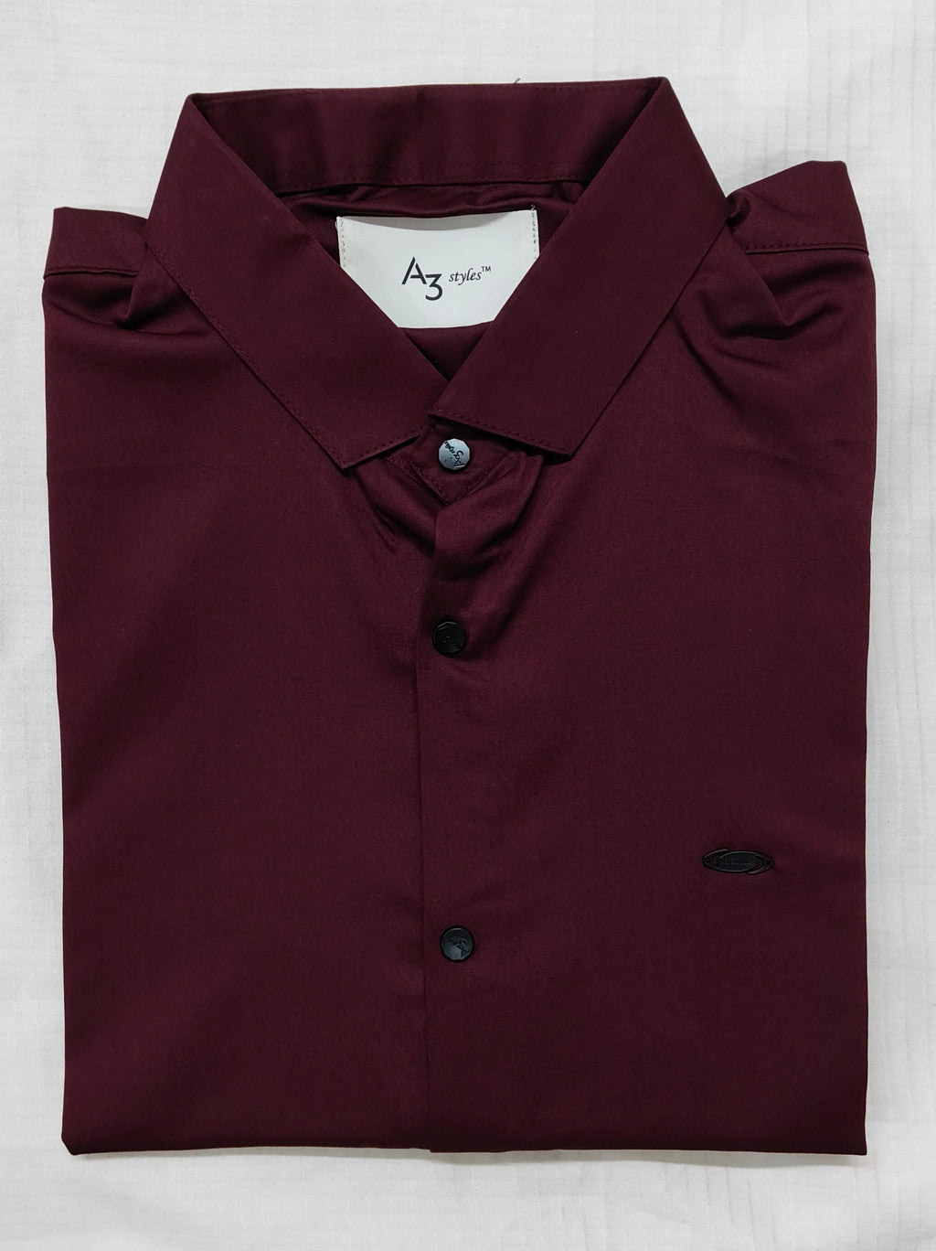 Bamboo Fiber Shirt (Maroon)