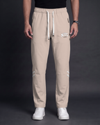 Premium Trouser Pant (Beige) - front view