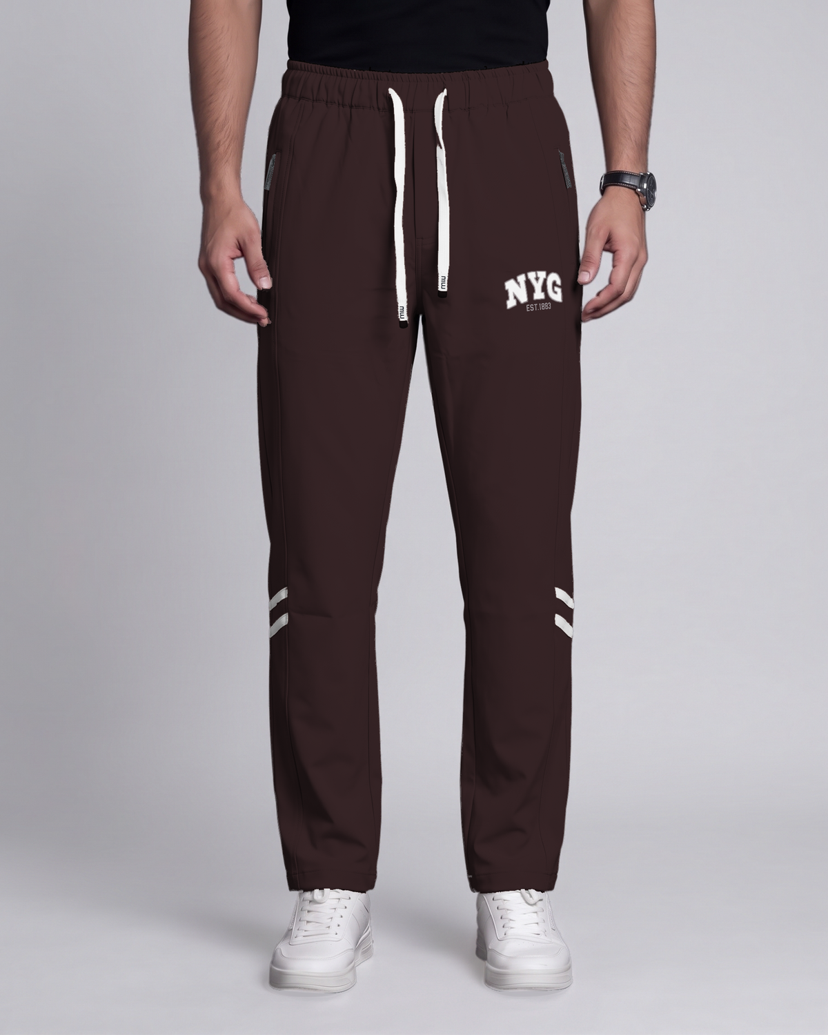 Premium Trouser Pant (Coffee) - front view