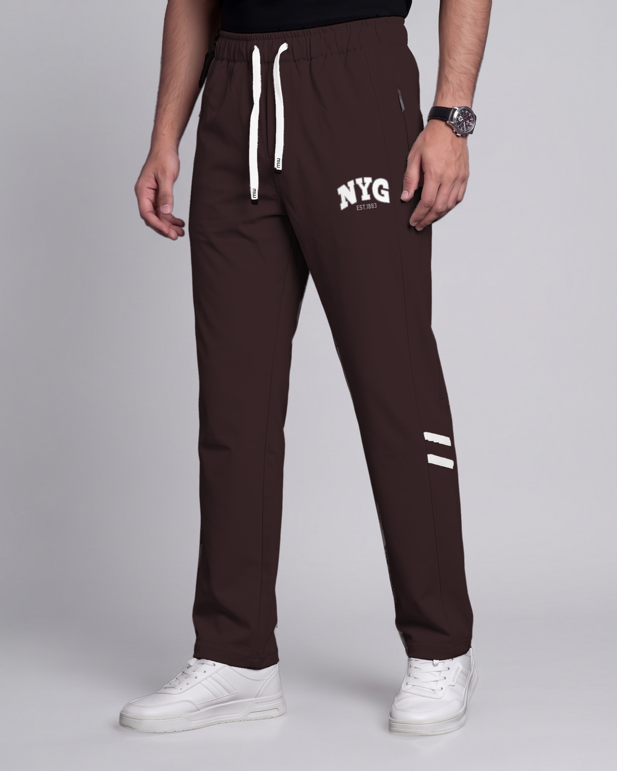 Premium Trouser Pant (Coffee) - side view