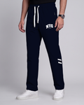Premium Trouser Pant (Navy Blue) - side view