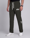 Premium Trouser Pant (Olive) - side view