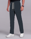 Premium Solid Trouser Pant (Charcoal) - side view