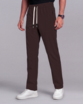 Premium Solid Trouser Pant (Coffee) - side view