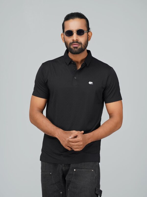 Men’s Jacquard Nylon Seamless Polo