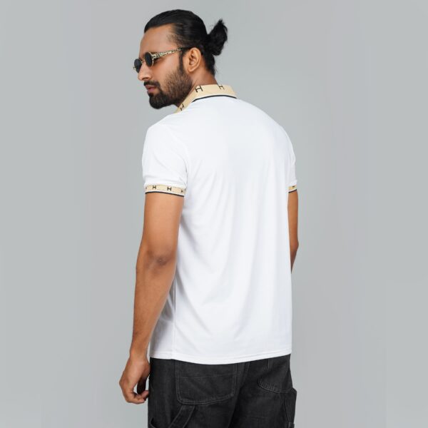 Men’s Jacquard Nylon Sewing Polo - Image 2