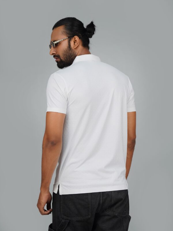 Men’s Jacquard Nylon Seamless Polo - Image 2