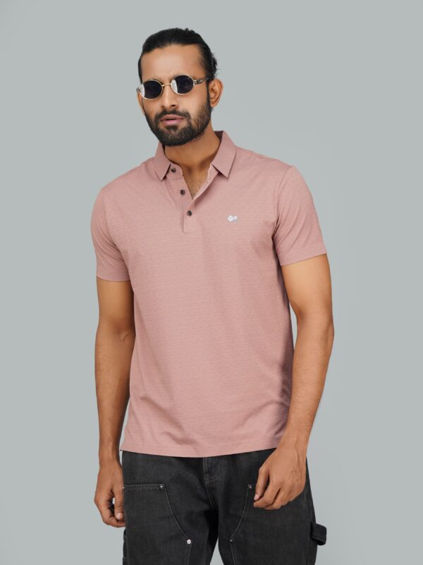 Men’s Jacquard Nylon Seamless Polo