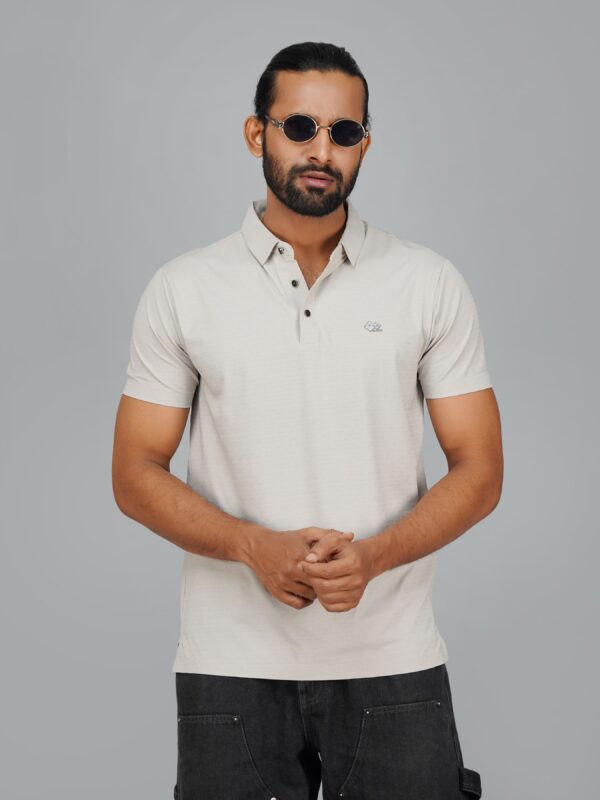 Men’s Jacquard Nylon Seamless Polo