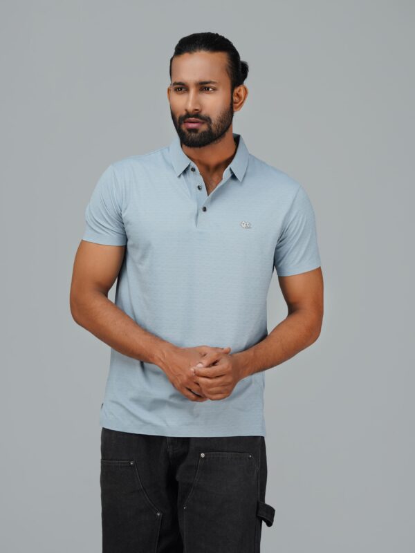 Men’s Jacquard Nylon Seamless Polo