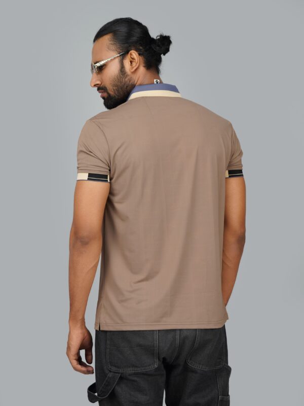 Men’s Jacquard Nylon Sewing Polo - Image 3