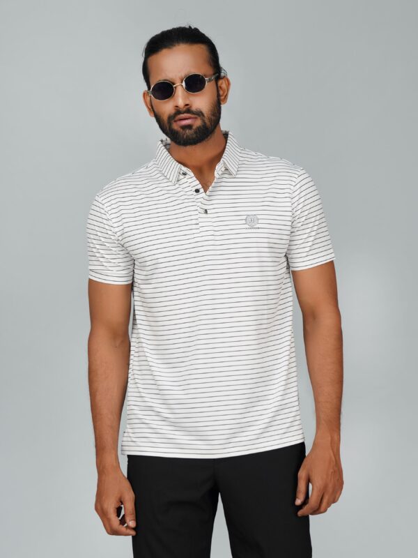 Men’s Jacquard Nylon Seamless Polo